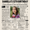 12th birthday newspaper australia