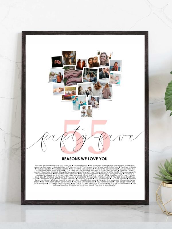 55 reasons we love you print