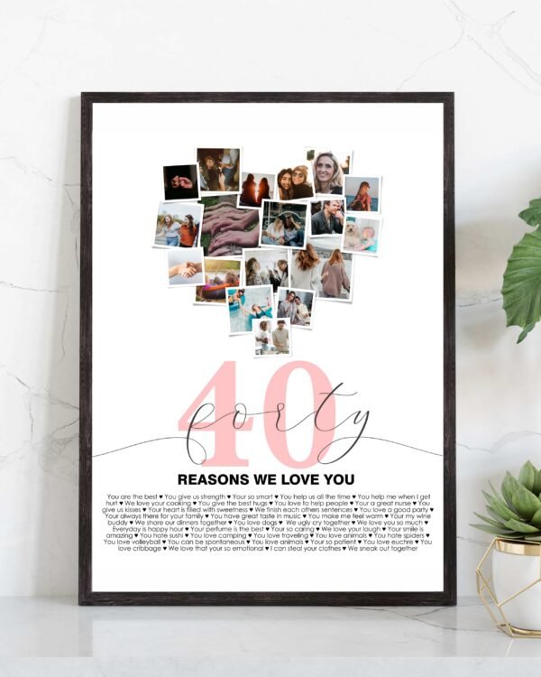 40 reasons we love you print