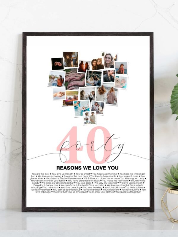 40 reasons we love you print