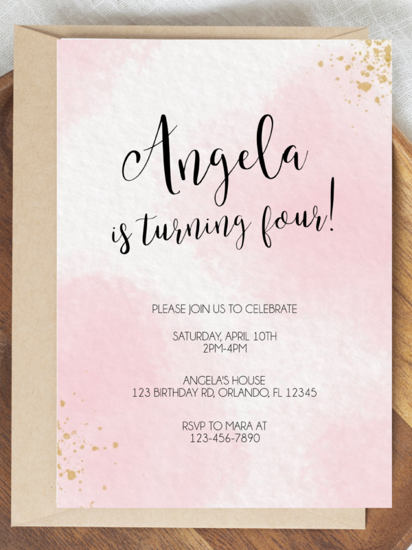 Free Editable Invitation