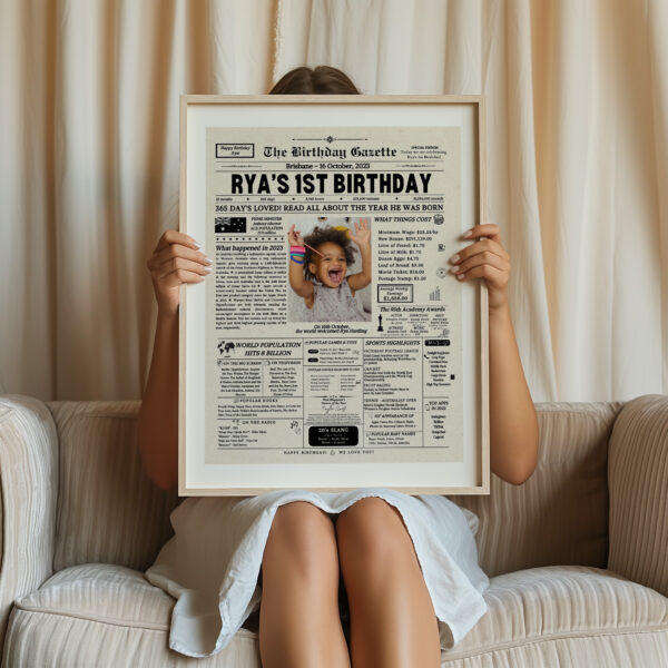 australia birthday newspaper