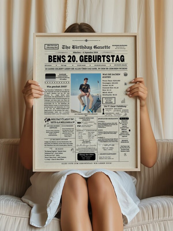 20th Birthday Newspaper Germany