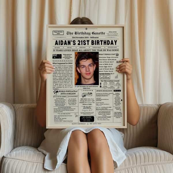 21st Birthday Newspaper Australia