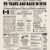 95th Birthday Newspaper Canada