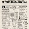 12th Birthday Newspaper Canada