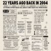 22nd Birthday Newspaper UK